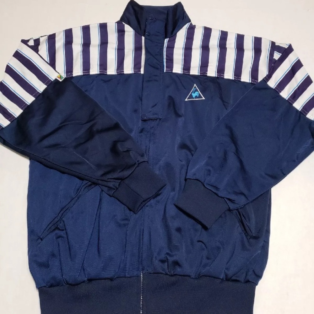 Vintage 80s Le Coq Sportiff Track Jacket Size M